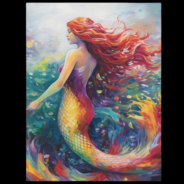 Belle carte postale Mermaid (Créateur téléchargé)