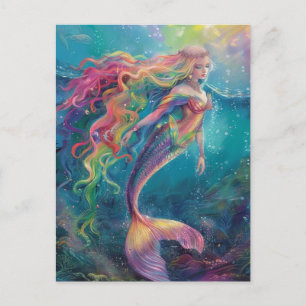 Belle carte postale Mermaid