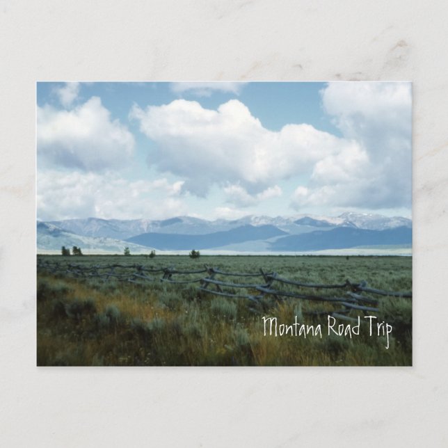 Belle carte postale Montana Landscape (Devant)