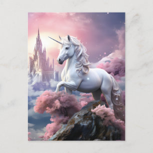 Belle carte postale Unicorn