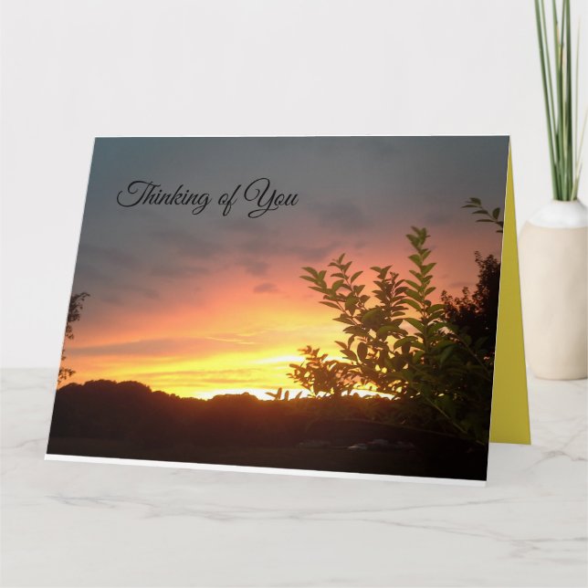 Belle carte pour faire savoir à quelqu'un que vous (Devant)