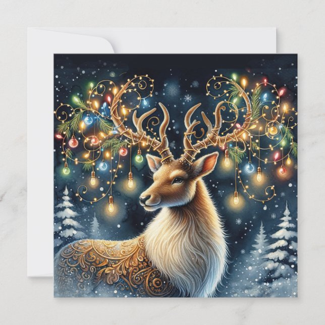 Belle carte Reindeer Art Card (Devant)