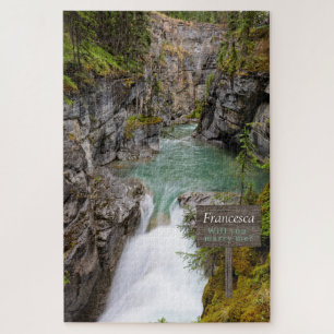 Belle cascade Proposition de mariage Puzzle