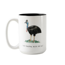 Belle Cassowary Mug à deux tons