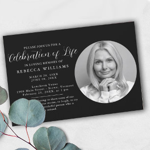 Belle Célébration Minimale des invitations à la vi