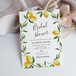 belle citron feuillage nuptiale invitation à la do