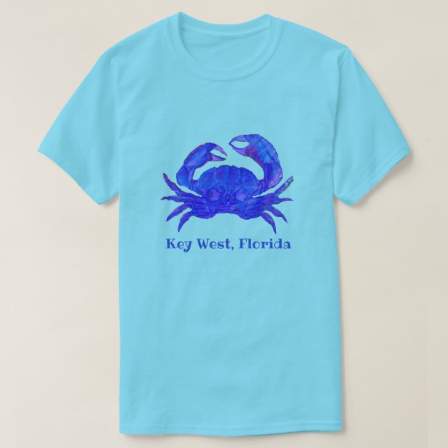 Belle clé Ouest Floride Crabe T-shirt (Design devant)