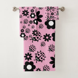 Belle coccinelle rose pour enfants