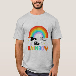 Belle Comme Un T-shirt Arc-En-Ciel