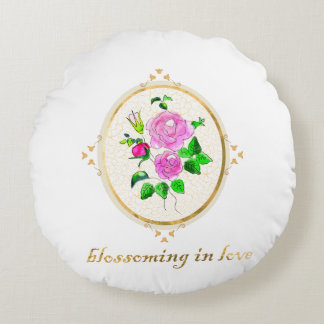 belle coussin décorative, peinte à la main