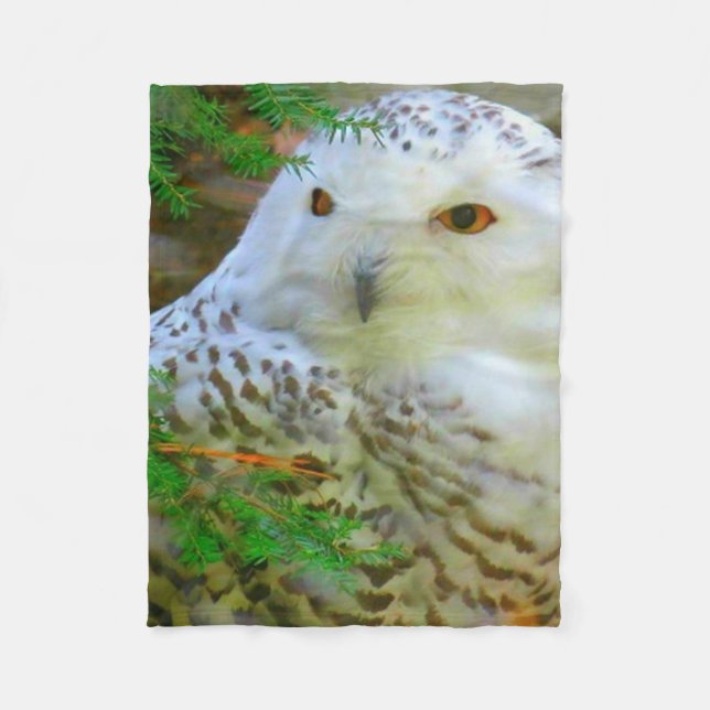 Belle couverture d'ouatine de hibou de Milou (Devant)