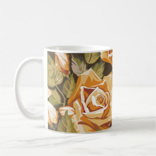 Belle croquis floral Coffee Mug