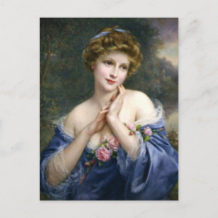 Belle Dame En Blue_GC - Carte Postale