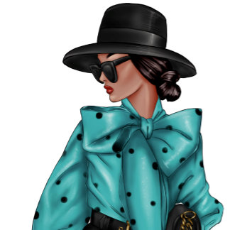 Belle dame iPhone / coque ipad