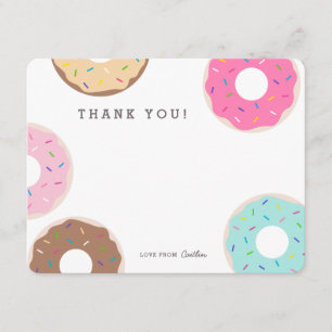 Belle Donut Colorée Merci Cartes