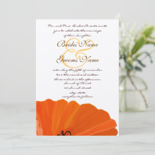 Belle Elégante Faire-part de mariage Poppy