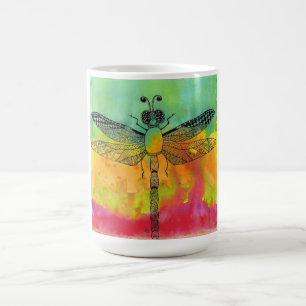 Belle et colorée dragonfly Mug