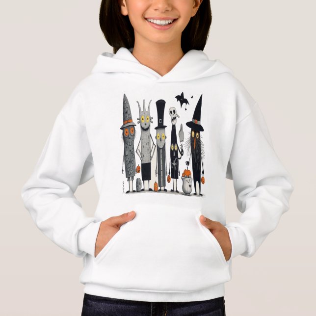 Belle et Éffrayante Halloween - Enfants Sweat - sh (Devant)