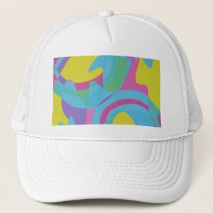 Belle et vibrante casquette de camionneur à couleu