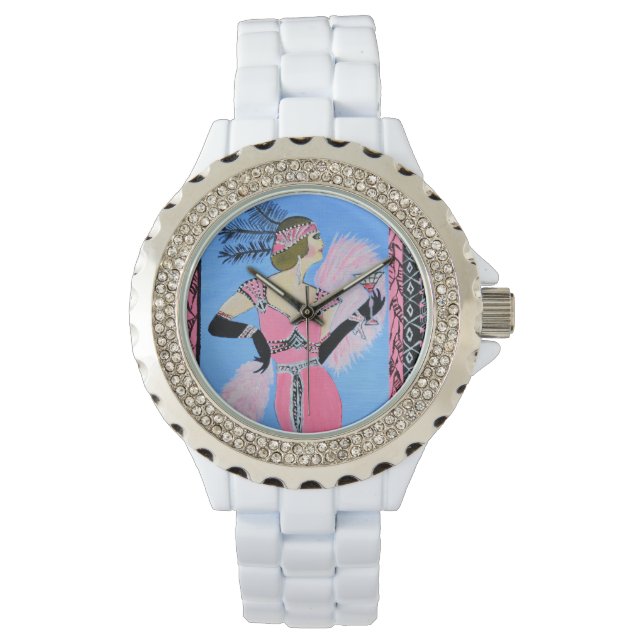 Belle femme 2 femme montre (devant)