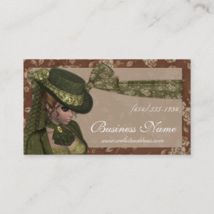 Belle femme victorienne dans les cartes de visite