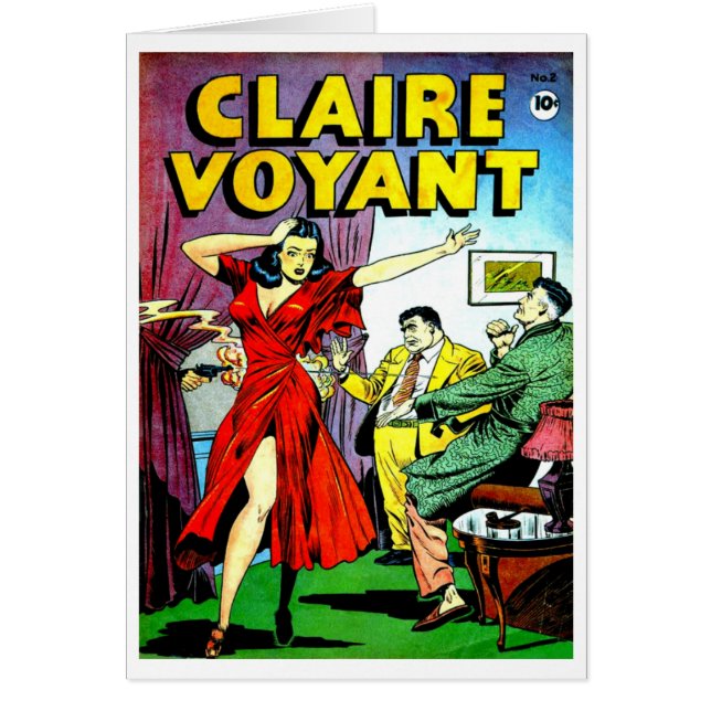 Belle fille et types sages comiques (Devant)