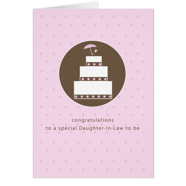 Belle-fille, Fête des mariées Félicitations (Devant)