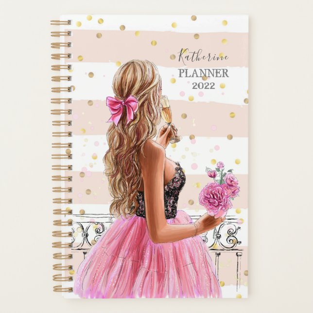 Belle Fille Spiral Photo Planner (Devant)