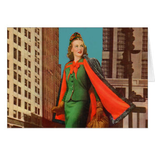 belle fille uptown des années 1940
