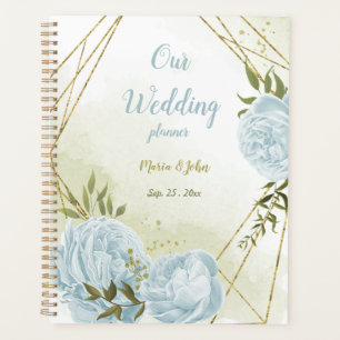 belle fleurs bleues verdure mariage botanique
