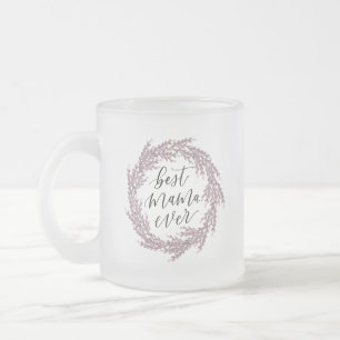 Belle florale Custom Meilleure maman Jamais Mug