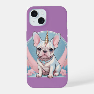 Belle French Bulldog Unicorn Pastel rose