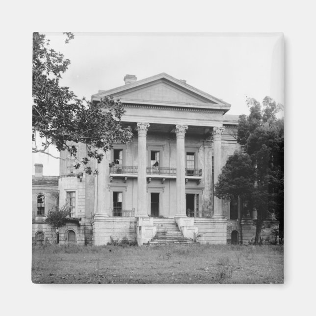 Belle Grove Plantation Louisiane Magnet (Devant)