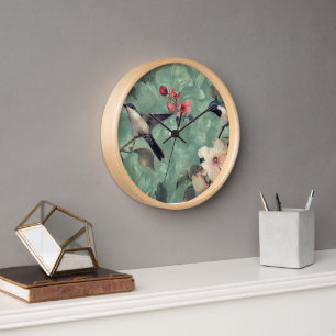 belle horloge d'oiseau