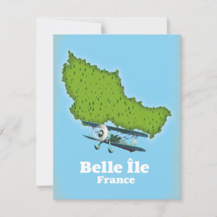Belle Île Frankreich Karte