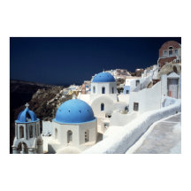 Belle île Santorin, Grèce, Poster