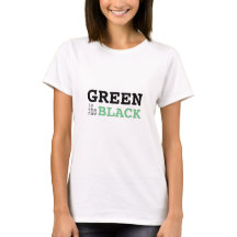 Belle impression de T-shirt avec Green is the new 