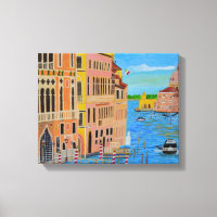 Belle impression sur toile de Venise