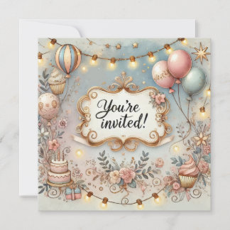 Belle Invitation Anniversaire