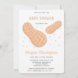 Belle Invitation au Baby shower de Petits Arachide