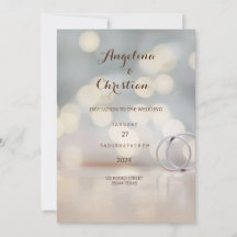 Belle invitation au mariage
