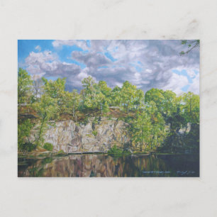 Belle Island Quartierteich Postkarte