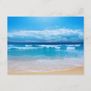 belle journée à la carte postale de plage
