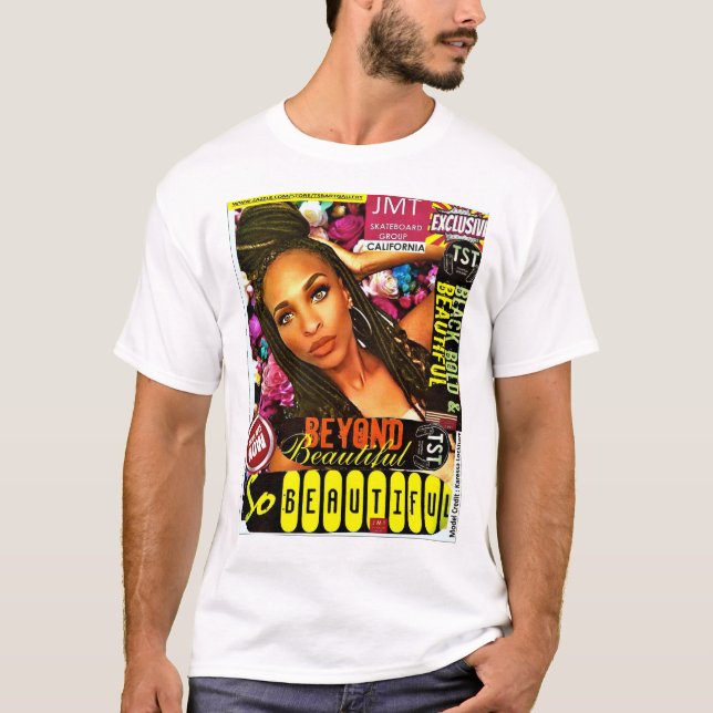 BELLE KARESSA. T-shirt de base pour hommes JMT (Devant)