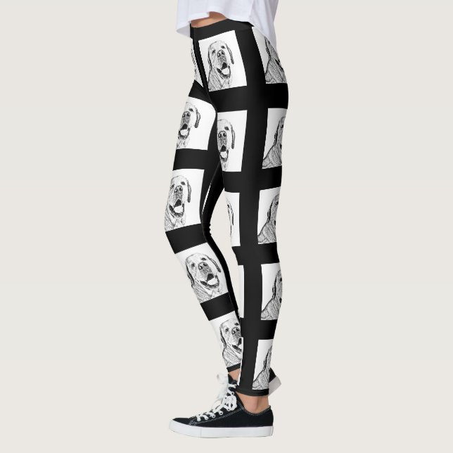 Belle leggings - Labrador Retriever Motif (Gauche)