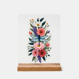 Belle libellule aquarelle art amoureux des insecte