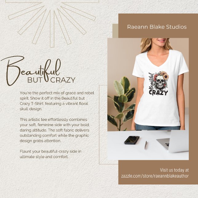 Belle mais folle T-shirt (Créateur téléchargé)