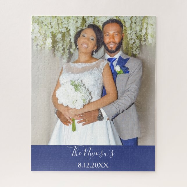 Belle mariée Mariage et Groom Jigsaw Puzzle (Vertical)