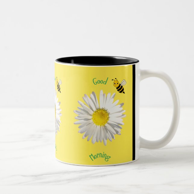 Belle Matin Daisy Coffee Mug (Droit)