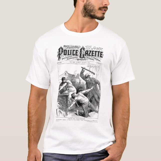 Belle-mère de T-shirt de gazette de police (Devant)